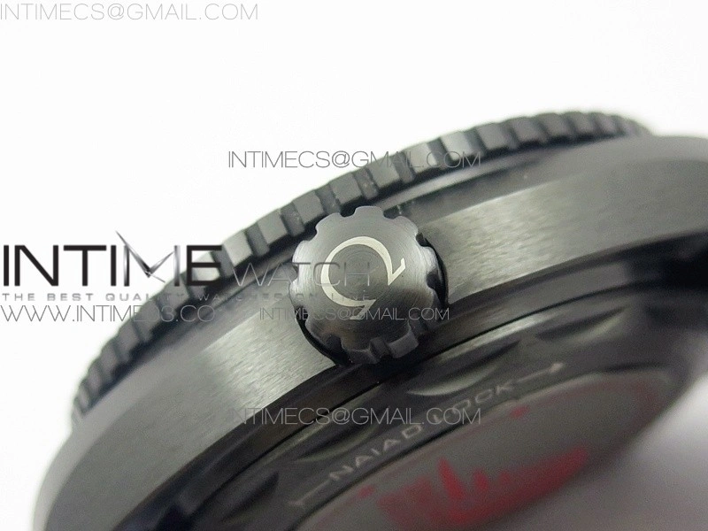 Planet Ocean 45.5mm ETNZ "Deep Black" Real Ceramic VSF 1:1 Best Edition on Black Nylon Strap A8906 Super Clone